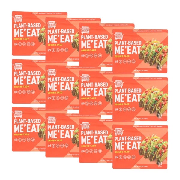 12-PACK OF Plantbased Ground Taco Meat Rollingreens 4.5 oz