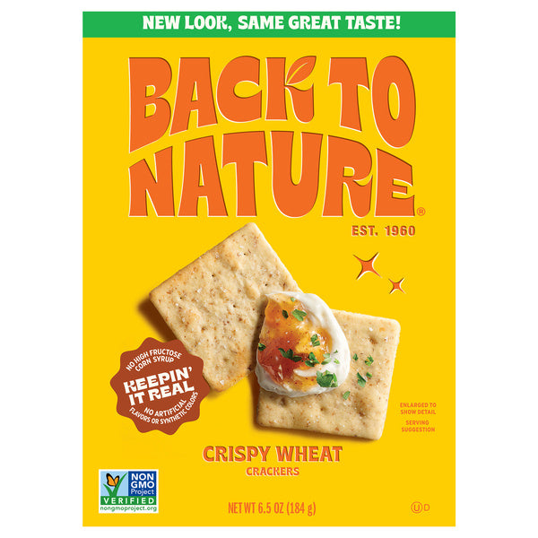 6-PACK OF SNACK CRACKER CRISPY WHEAT CRACKERS