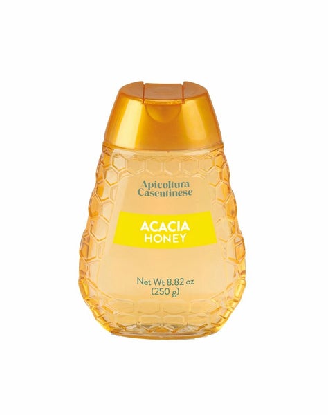 12-PACK OF Honey Squeezer Acacia, Made in Italy, Vando Naturals