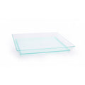 2-PACK OF DISH PLASTIC CLR GREEN SQ 5IN