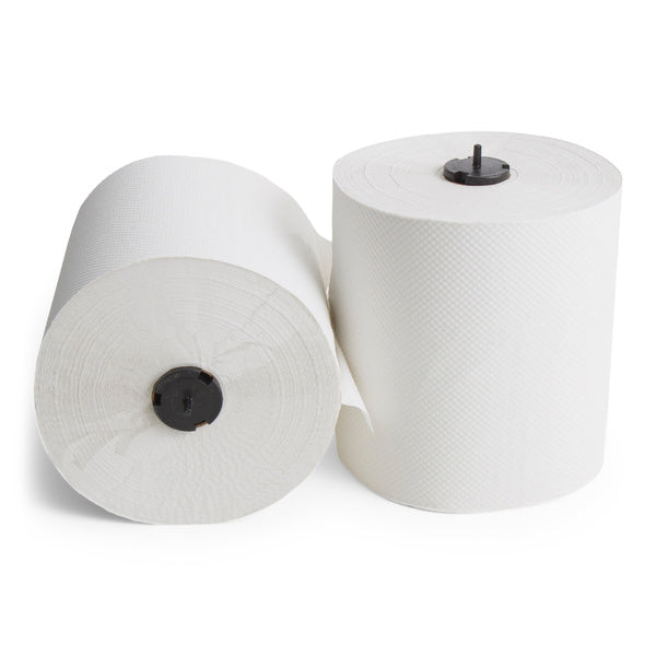 6-PACK OF TOWEL ROLL NON-PERF 7.75 WHT
