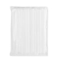 1600-PACK OF Straw Wrapped Karat 1,600 ct Boba Straws | Diagonal Cut | Individually Wrapped | White (0.39" x 9")
