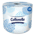 60-PACK OF Toilet Tissue Cottonelle 2-Ply Septic Safe Bathroom Tissue - Premium White Toilet Paper for Businesses (60 Rolls per Carton)