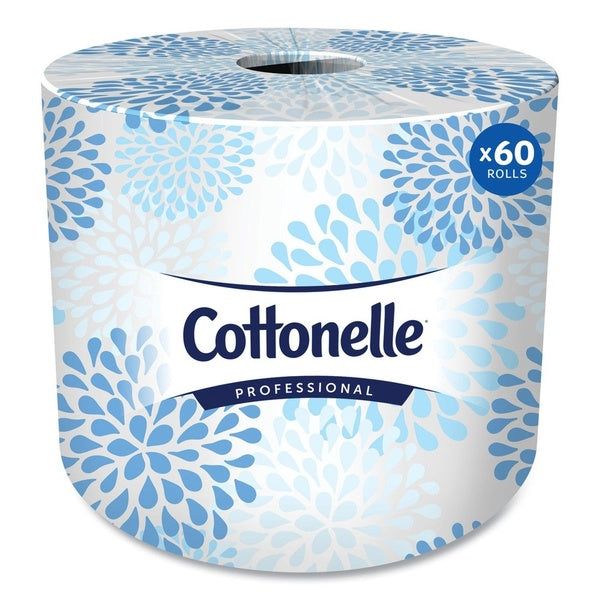 60-PACK OF Toilet Tissue Cottonelle 2-Ply Septic Safe Bathroom Tissue - Premium White Toilet Paper for Businesses (60 Rolls per Carton)