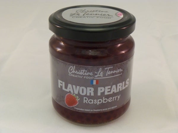 2-PACK OF Flavor Bubble Pearls Topping Raspberry, 2 x 7 oz