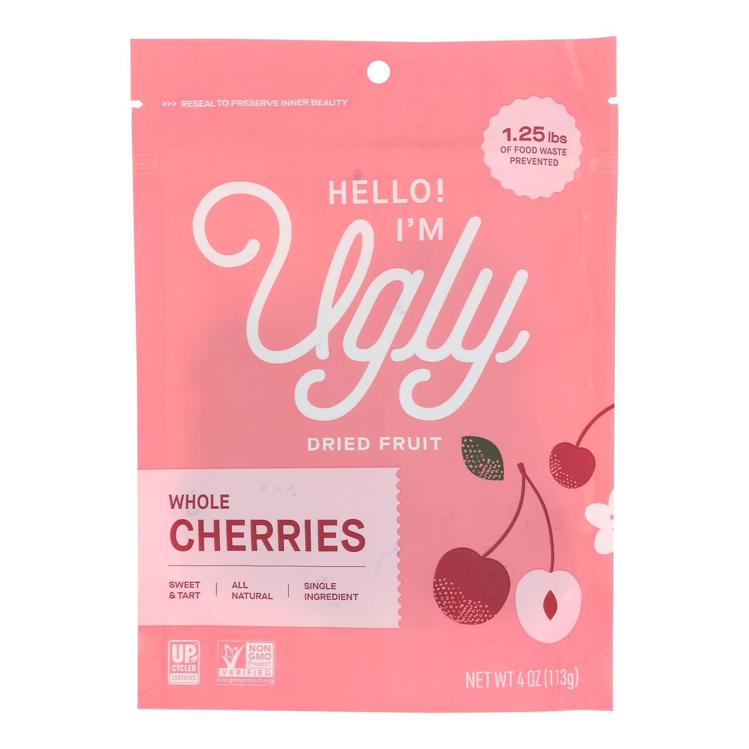 12-PACK OF SNACK FRUIT DRIED, WHOLE CHERRIES