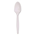 1000-PACK OF Boardwalk Mediumweight Polypropylene Plastic Spoons - 5.31 Inch, White Cutlery (1000 Count) for Events and Catering