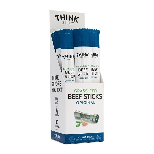 120-PACK OF Original Beef Stick Think Jerky, 6 - 20 - 1 Oz