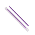 5000-PACK OF Straw Wrapped Karat 5,000 ct Giant Straws | Individually Wrapped | Purple (0.31" x 7.75")