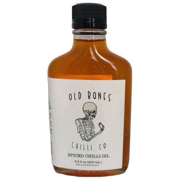 12-PACK OF Oil Chili Spiced, Old Bones Chilli Co