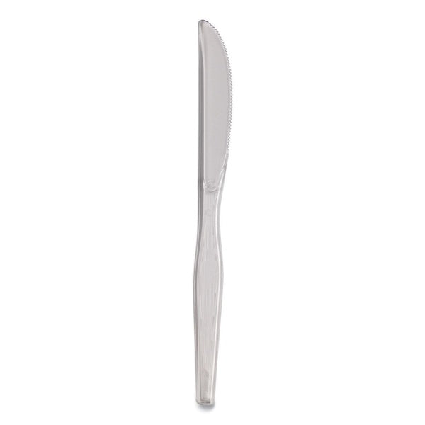 1000-PACK OF Dixie KH017 Heavyweight Clear Polystyrene Cutlery Knives - 1000 Count Carton for Durable Dining