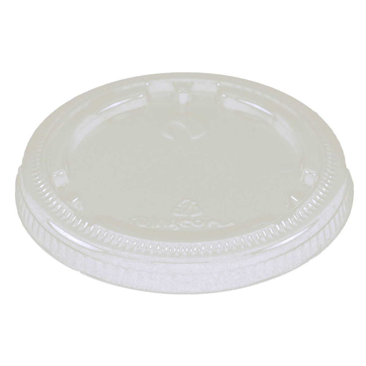 1000-PACK OF Cup/Lid PLA Cup Lids w/ No Straw Hole | Fits 4-9 oz World Centric Cold Cups | 1000 count
