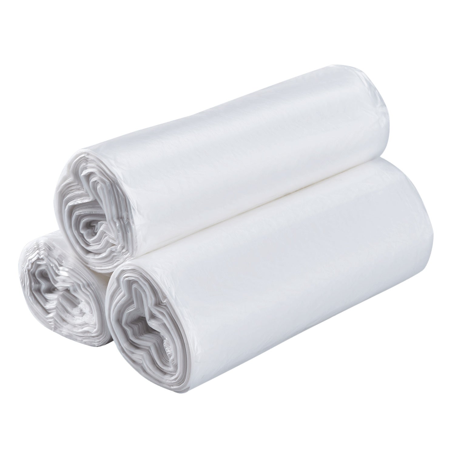1000-PACK OF Trash Liner Karat 1,000 Bags High Density 4-7 Gallon Trash Bags (24" x 24"), 6 Micron