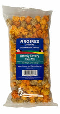 12-PACK OF Snack Popcorn Utterly Savory Triple Mix 5.6 OZ, Argires Popcorn