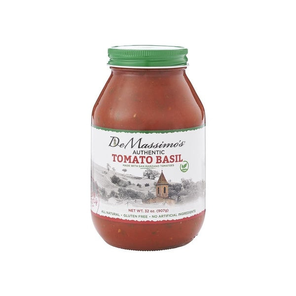 6-PACK OF Sauce Tomato Basil De Massimos 32 oz