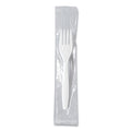 1000-PACK OF Cutlery Plastic SOLO MOW1-0007 Regal Mediumweight Plastic Forks - Individually Wrapped White Cutlery (1000 Count)