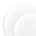 120-PACK OF Plate Set White Organic Round