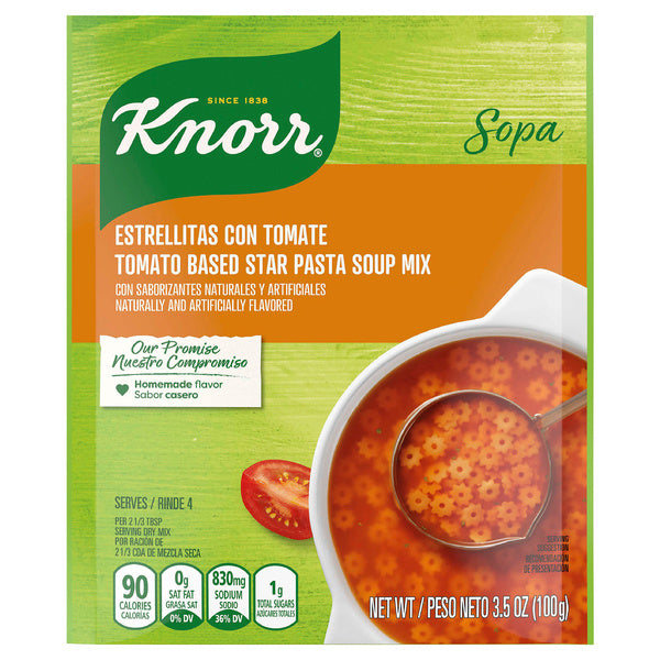 12-PACK OF SOUP PASTA STAR TOMATO FLAVOR DRY MIX CASE OF 12