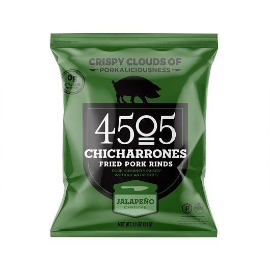 12-PACK OF Jalapeno Cheddar Chicharrones 4505 Meats, 12 - 1.1 Oz