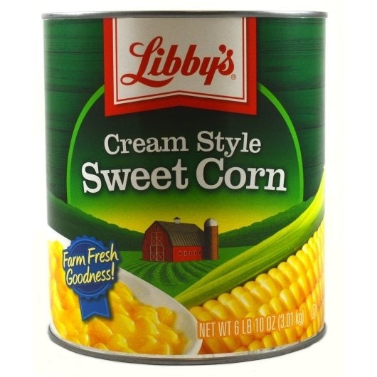 6-PACK OF Cream Style Sweet Corn Libby's, 6 - 106 Oz