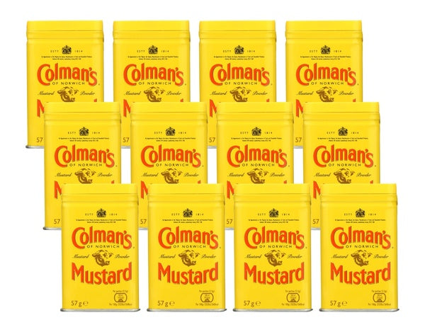 12-PACK OF Spice Mustard Dry Powder Colman's 2 oz