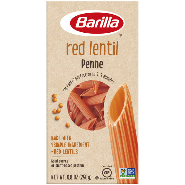 10-PACK OF PASTA PENNE RED LENTIL