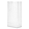 500-PACK OF Bag Paper Durable White Grocery Paper Bags - 35 lb Capacity, 500 Count, Gusseted Design for Easy Use