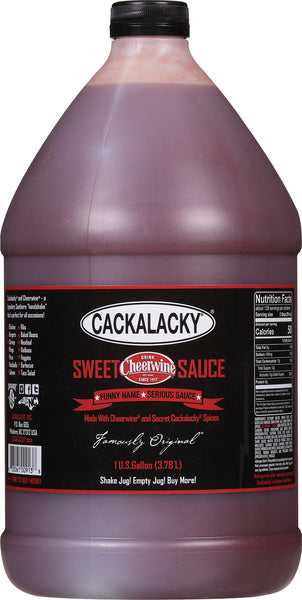 4-PACK OF Sauce Cheerwine Sweet Jug, Cackalacky