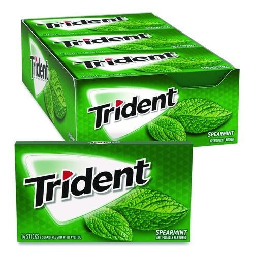 24-PACK OF GUM SPEARMINT SUGAR-FREE GUM SPEARMINT