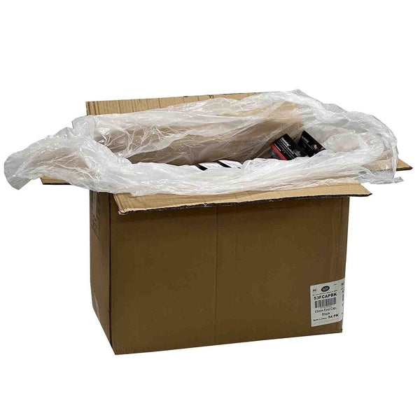12 CT-PACK OF CAP END SQZBTL BLK