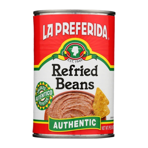 24-PACK OF Bean Refried La Preferida 16 oz