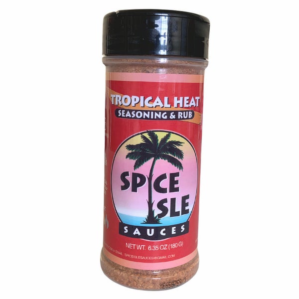 12-PACK OF Spice Rub Tropical Heat Seasoning, Spice Isle Sauces