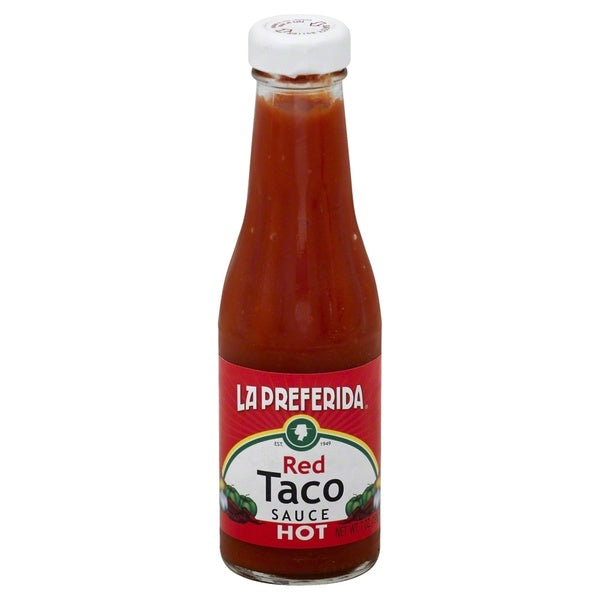 12-PACK OF SAUCE HOT RED TACO 7 OUNCE - CASE OF 12