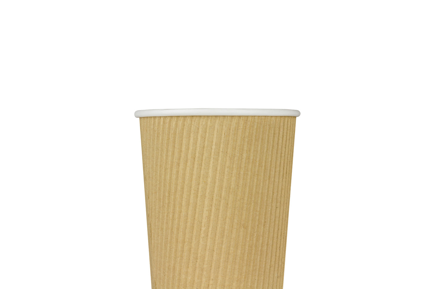 500-PACK OF Cup Paper Karat 500 ct 20 oz Paper Coffee Cups | Ripple | 90 mm | Kraft
