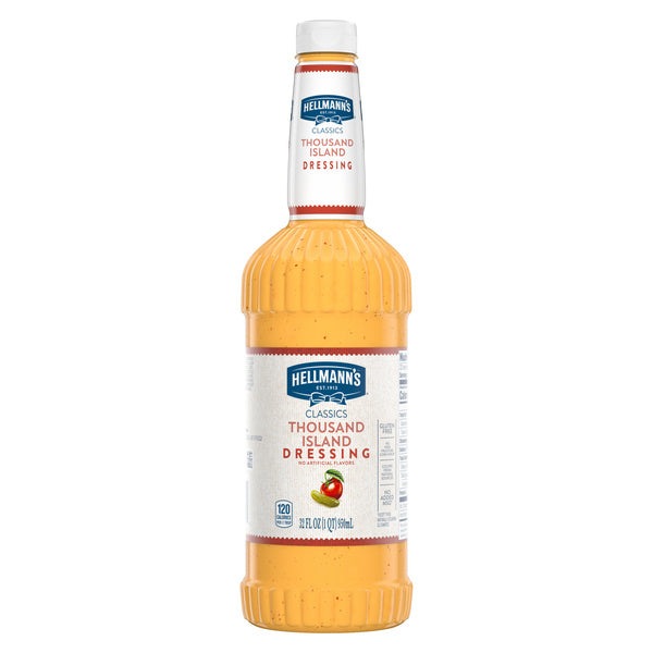 6-PACK OF DRESSING 1000 ISLD EZ POUR