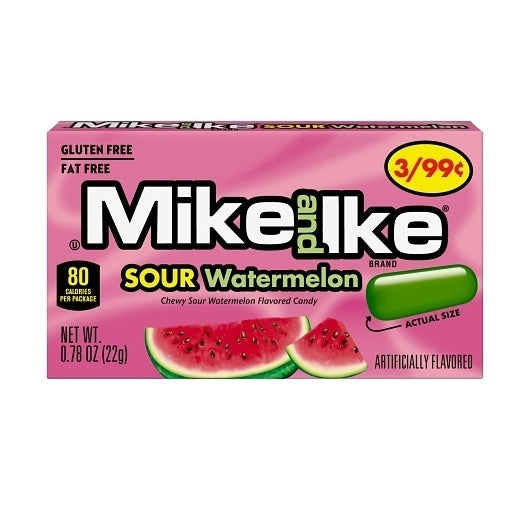 384-PACK OF Sour Watermelon Mike & Ike, 16 - 24 - 0.78 OZ