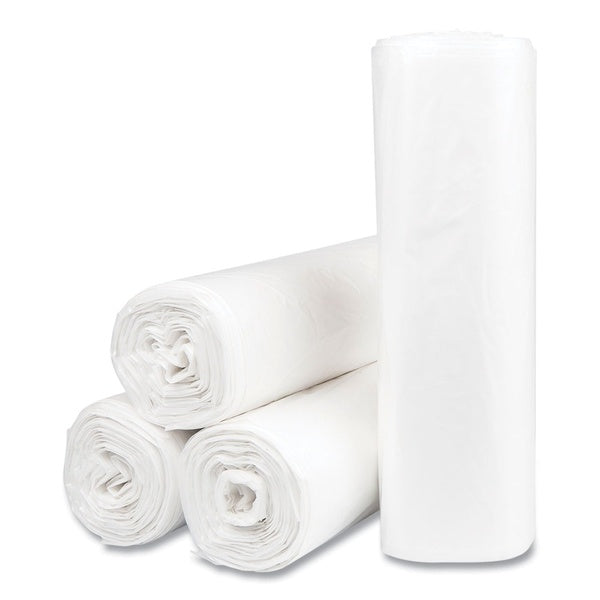 500-PACK OF Inteplast Group 30 Gallon High-Density Commercial Can Liners - 500 Count Natural 30 in. x 36 in.
