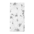 12-PACK OF Napkin Dinner Silver Paint Splatter