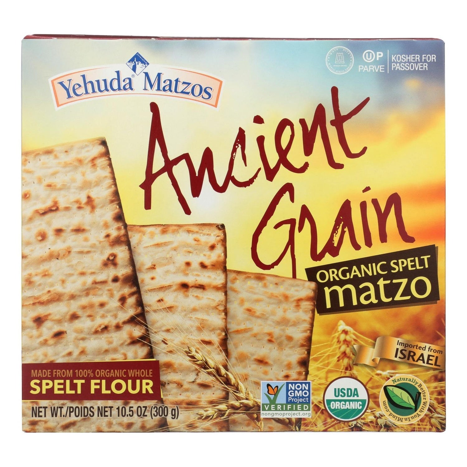 24-PACK OF CRACKER MATZO ANCIENT GRAIN