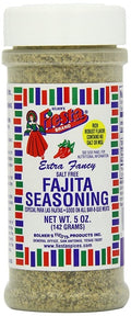 6-PACK OF Seasoning Fajita No Salt Fiesta 5 oz