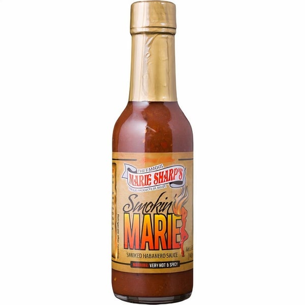 12-PACK OF Sauce Hot Smokin' Marie Habanero Pepper, Marie Sharp's The Pepper Pantry