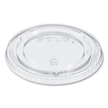 1000-PACK OF Lid Flat Dart 626TP PETE Clear Plastic Flat Cold Cup Lids for 12 to 24 Ounce Cups -