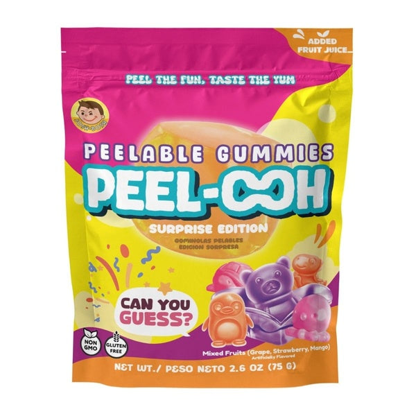 24-PACK OF PEEL-OOH, Surprise Edition, 4/10*2.6 oz.