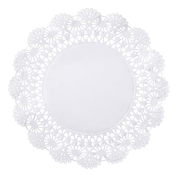 1-PACK OF DOILY LACE 5IN RND WHT CAMBR