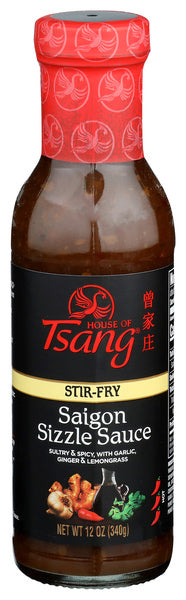 6-PACK OF SAUCE SIZZLE SAIGON SIZZLE SAUCE 12 OUNCE - CASE OF 6