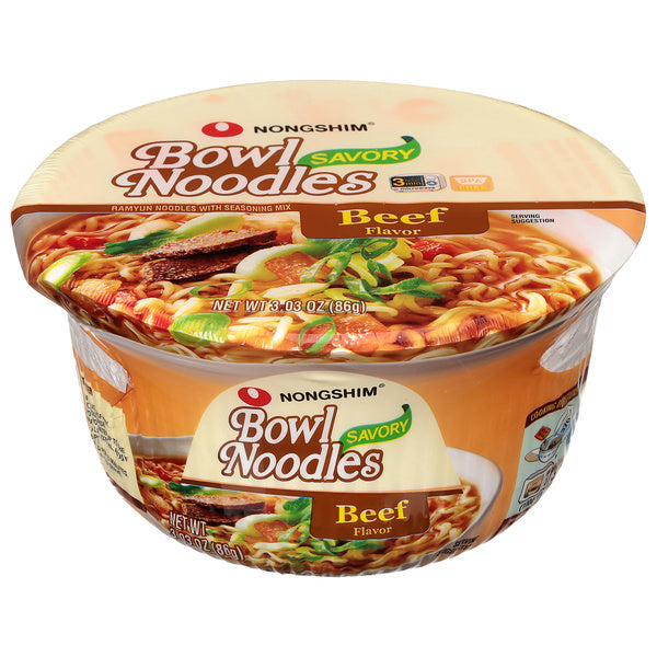 12-PACK OF NOODLE RAMEN SAVORY BEEF FLAVOR CASE OF 12