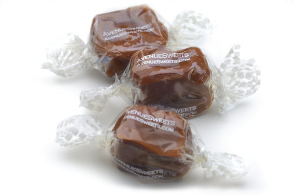 3-PACK OF Candy Caramels Butter Rum Bulk (approx. 38 caramels), AvenueSweets