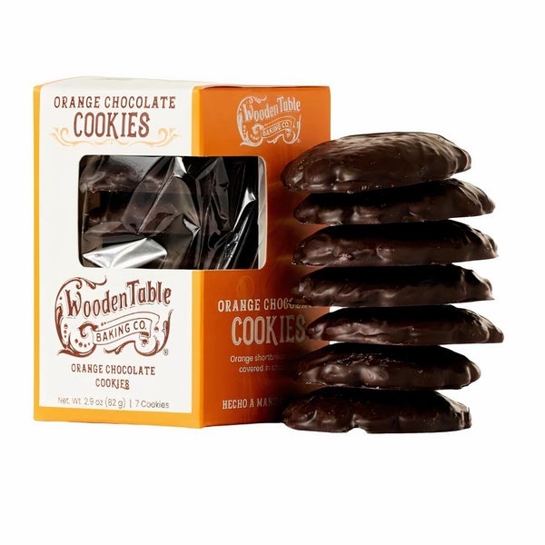 6-PACK OF Cookies Chocolate, Zesty Orange, Wooden Table Baking Co.