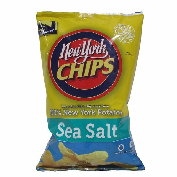 12-PACK OF Potato Chips Original Sea Salt, New York Chips