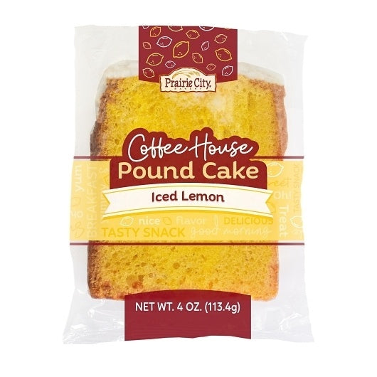 30- PACK OF Iced Lemon Pound Cake Prairie City Bakery, 3 - 10 - 4 Oz